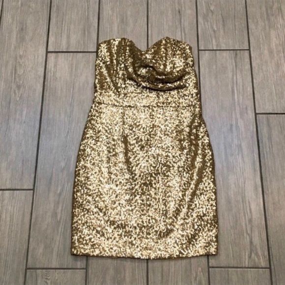 TFNC Dresses & Skirts - TFNC Strapless Sequin Dress
